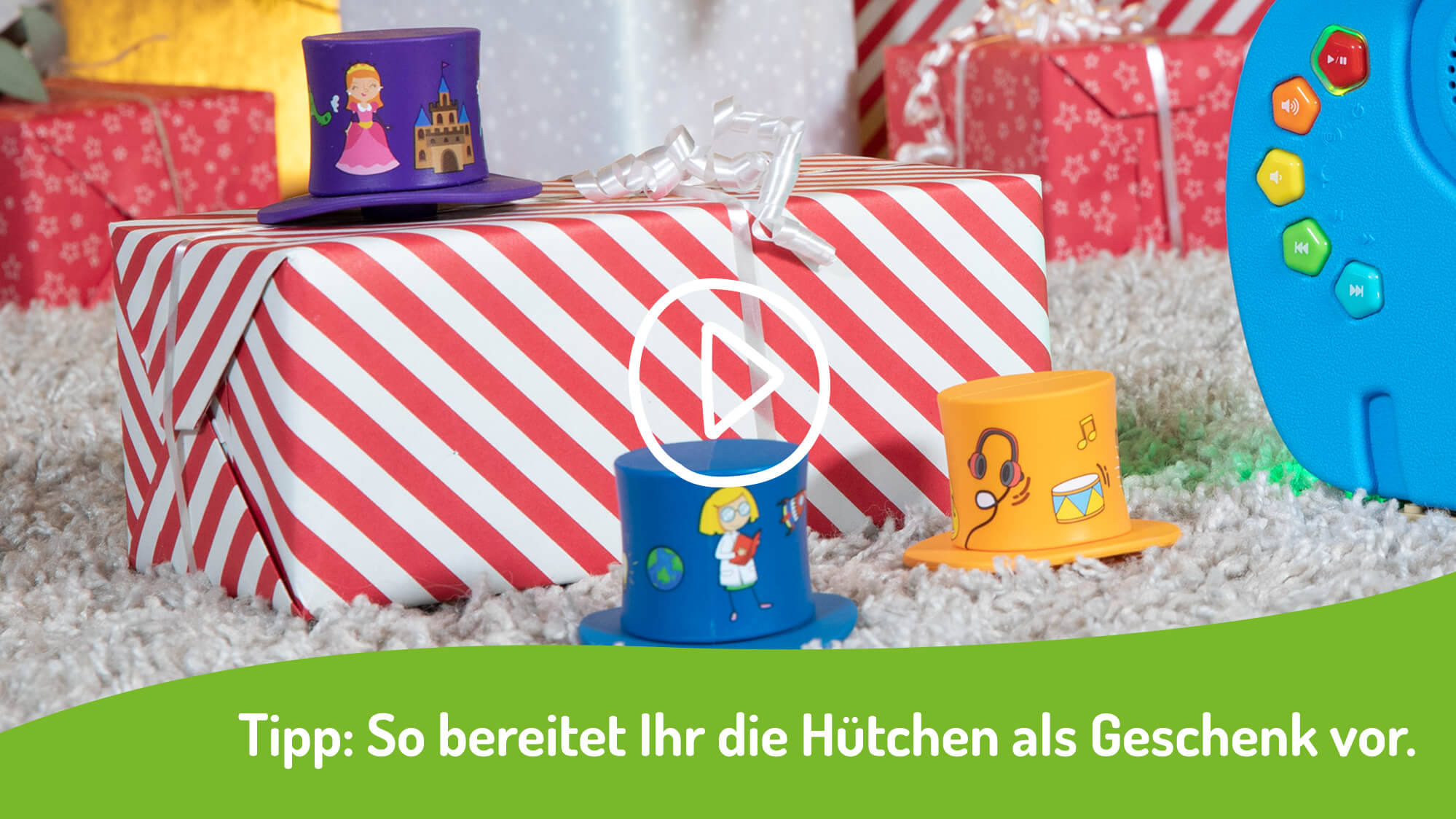 Tipp: So bereitet Ihr die Hütchen als Geschenk vor.